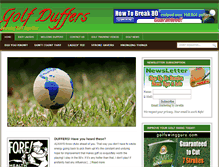 Tablet Screenshot of golfduffers.com